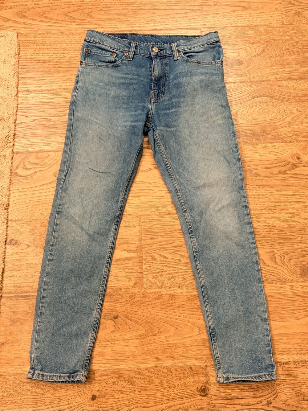 Levi's Men's Light Blue Skinny Jeans